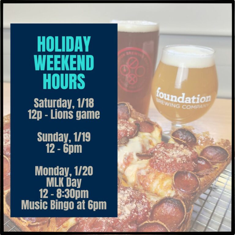 Holiday weekend hours