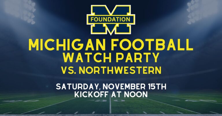 Michigan vs. Northwestern 11/15 at Noon