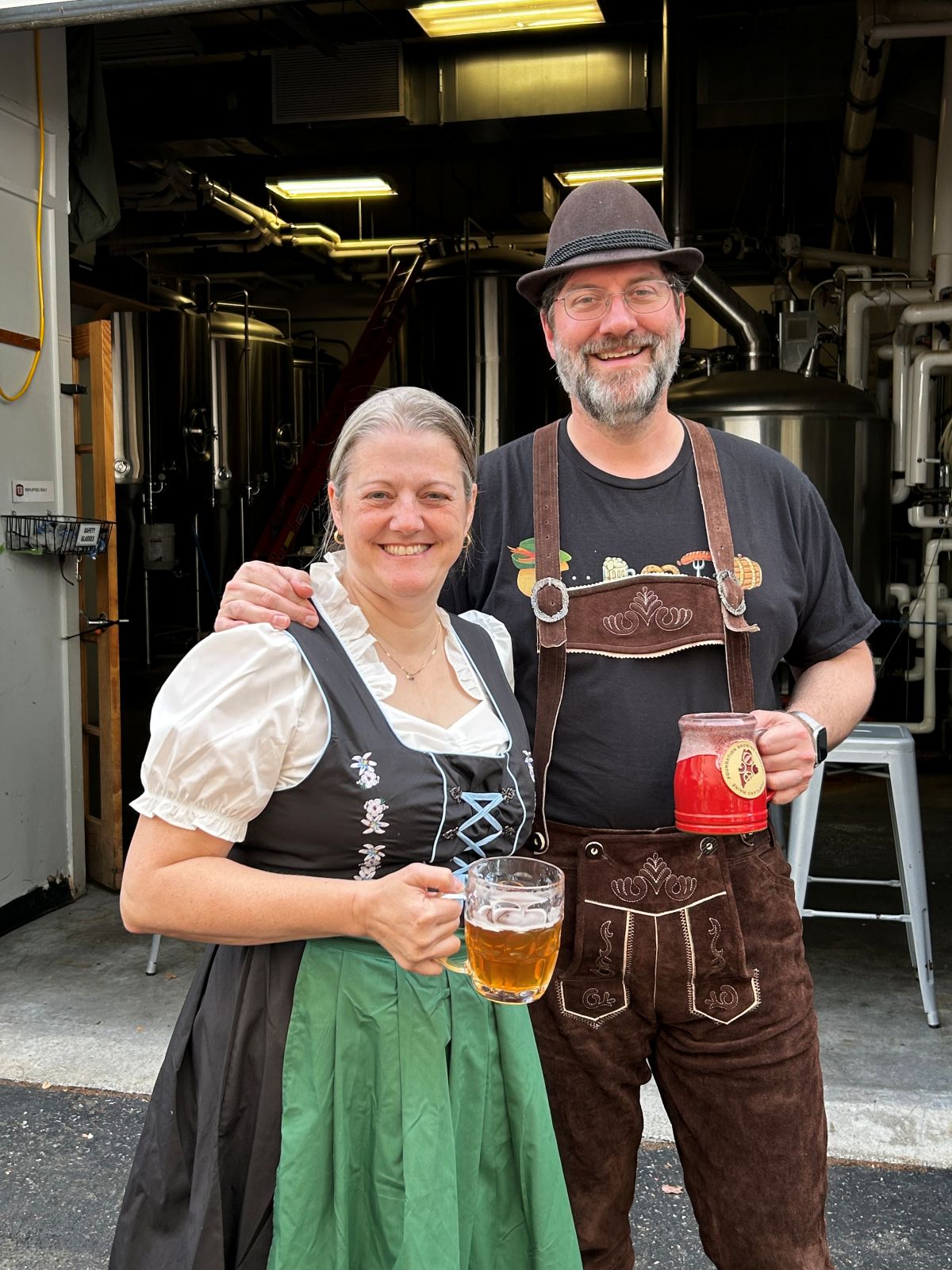 Tina & John at our annual Oktoberfest bash, 2025