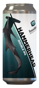 Foundation Brewing, Portland Maine, Hammerhead Double IPA can image